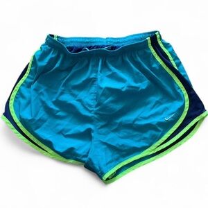 Nike Dri-FIT Navy and Teal Shorts